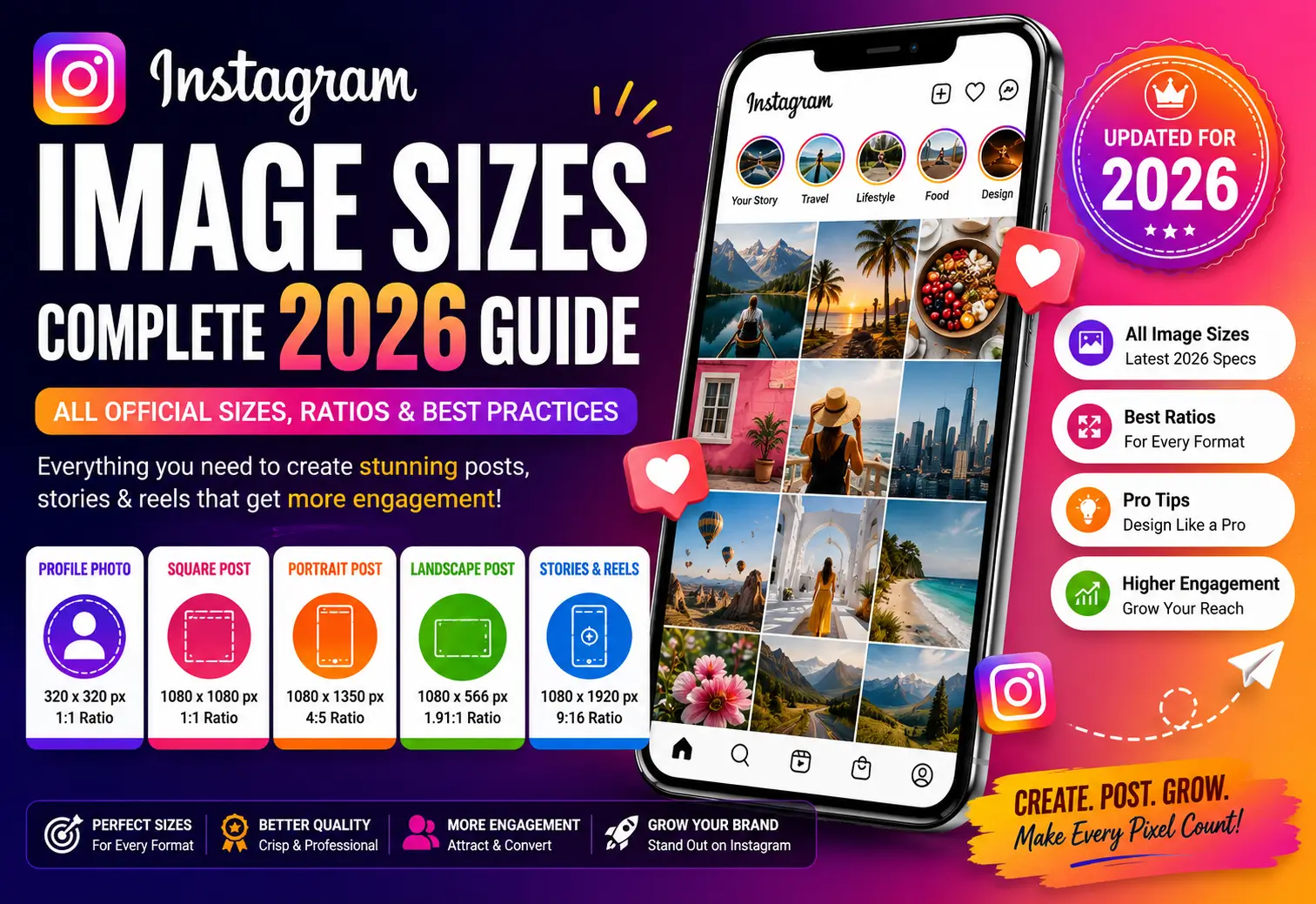 Instagram Image Sizes: Complete 2026 Guide