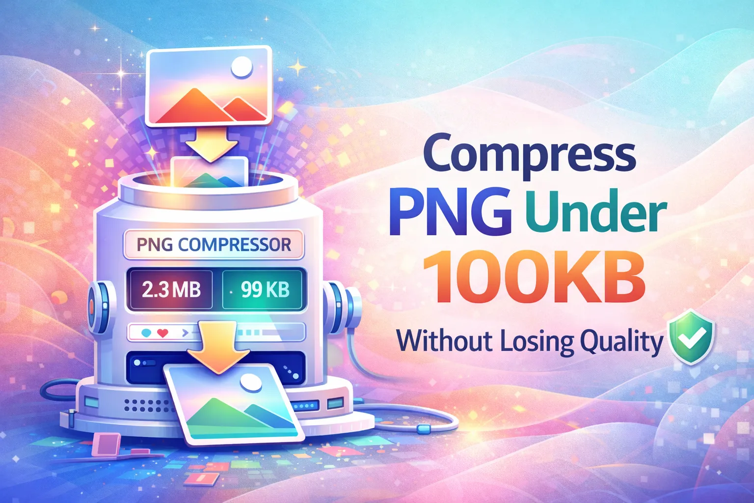 Compress PNG Under 100KB Without Losing Quality