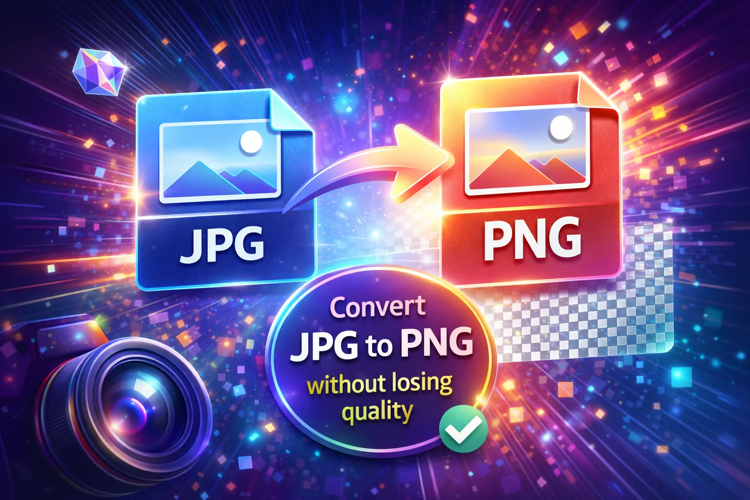 Convert JPG to PNG Without Losing Quality